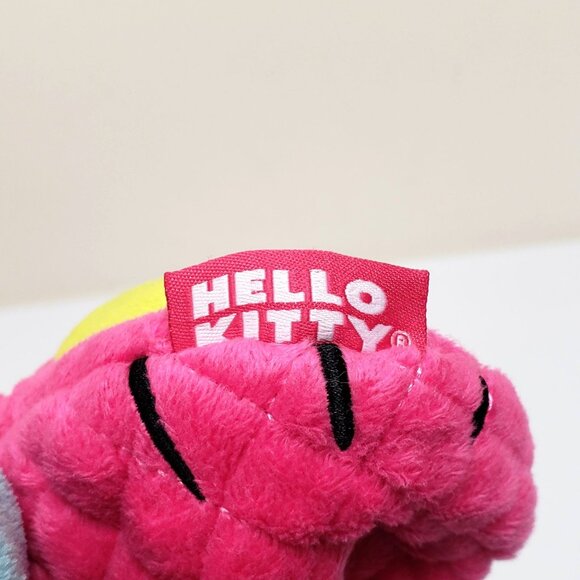 Sanrio Hello Kitty Quilted Plush Mini Bag Purse Pink Colorful - Picture 8 of 16